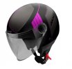 Otvorená helma JET AXXIS SQUARE convex gloss pink S