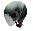 Otvorená helma JET AXXIS SQUARE convex gloss grey XS