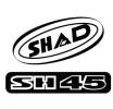 Nálepky SHAD D1B45ETR červené pre SH45