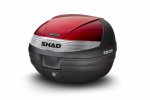 Topcase - s farebným krytom SHAD SH29 červená
